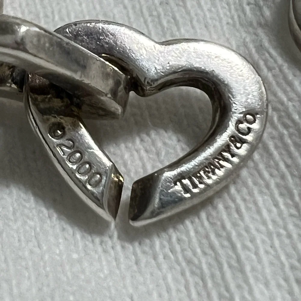 Discontinued Authentic Tiffany Two Tone Heart Bracelet in EUC - Picture 3 of 5